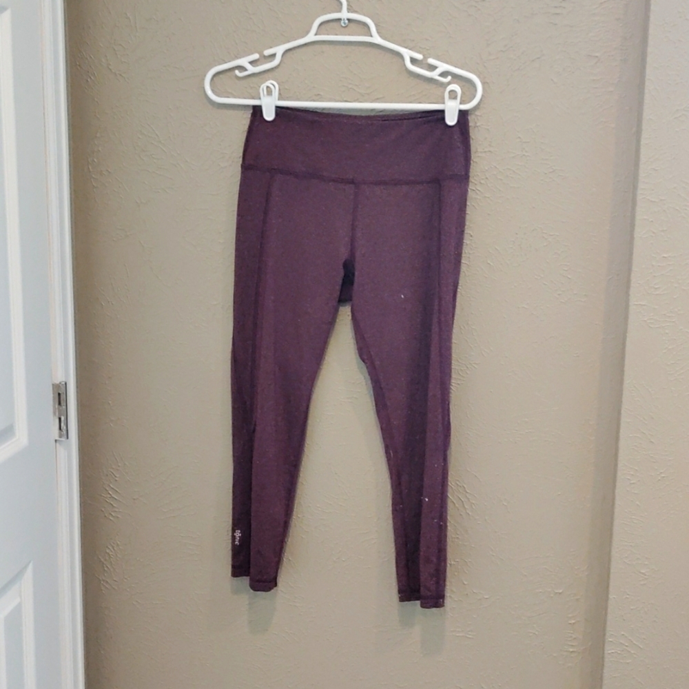 Purple Crop Leggings